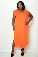 Load image into Gallery viewer, Nexus Batwing Sleeve V Neck Long Dress
