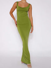 Load image into Gallery viewer, Kylie Backless Wide Strap Maxi Dress
