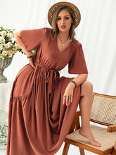 Load image into Gallery viewer, Kansas Flutter Sleeve Midi Dress
