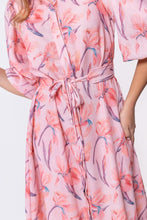 Load image into Gallery viewer, Alice Dress Short Sleeve (Peach Flower)
