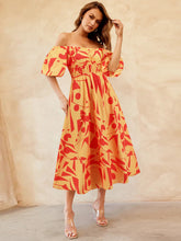 Load image into Gallery viewer, Blossom Balloon Sleeve Dress
