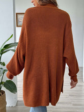 Load image into Gallery viewer, Open Front Long Sleeve Cardigan
