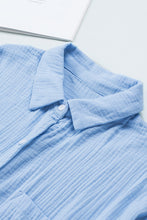 Load image into Gallery viewer, Textured Pocketed Button Up Shirt
