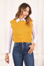 Load image into Gallery viewer, Ruffle sweater vest
