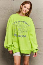 Load image into Gallery viewer, LET YOURSELF BLOOM Graphic Sweatshirt
