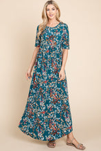 Load image into Gallery viewer, Rae Printed Shirred Maxi Dress
