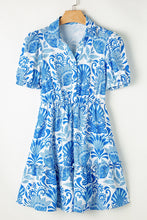 Load image into Gallery viewer, Rosi Blue Floral Dress
