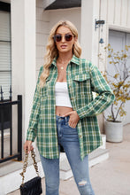 Load image into Gallery viewer, Mandy Plaid Button Up Long Sleeve Shirt
