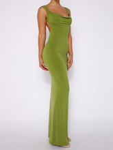 Load image into Gallery viewer, Kylie Backless Wide Strap Maxi Dress
