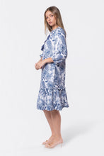 Load image into Gallery viewer, Clio Blue &amp; White Dress
