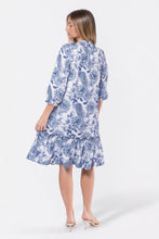 Load image into Gallery viewer, Clio Blue &amp; White Dress
