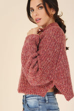 Load image into Gallery viewer, Melange multicolor sweater top
