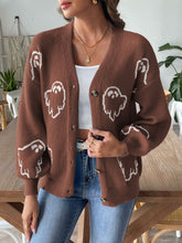 Load image into Gallery viewer, KIA V-Neck Dropped Shoulder Cardigan
