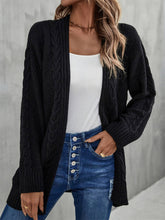 Load image into Gallery viewer, Angel Wings Warm Fall Mixed Knit Open Front Longline Cardigan
