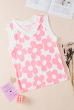 Load image into Gallery viewer, Flower Printed V-Neck Tank
