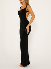 Load image into Gallery viewer, Kylie Backless Wide Strap Maxi Dress
