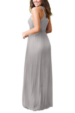 Load image into Gallery viewer, Grecian Neck Dress with Pockets
