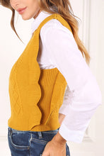 Load image into Gallery viewer, Ruffle sweater vest
