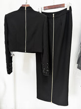 Load image into Gallery viewer, Kayla Rhinestone Maxi Skirt Set
