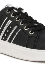 Load image into Gallery viewer, Claude Faux Leather Back Panel Detail Sneakers
