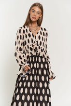 Load image into Gallery viewer, Hailey Long Sleeve Pleated Maxi Dress
