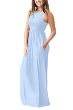 Load image into Gallery viewer, Grecian Neck Dress with Pockets
