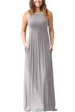 Load image into Gallery viewer, Grecian Neck Dress with Pockets
