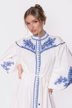 Load image into Gallery viewer, Allison Dress (White Blue)
