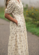 Load image into Gallery viewer, Katrina Half Sleeve Floral Midi Dress
