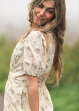 Load image into Gallery viewer, Katrina Half Sleeve Floral Midi Dress
