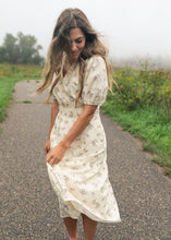 Load image into Gallery viewer, Katrina Half Sleeve Floral Midi Dress
