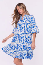 Load image into Gallery viewer, Lola Dress (White Blue)
