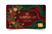 Load image into Gallery viewer, Waydia + Co. Festive Holly Gift Card

