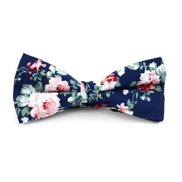 Bow Tie-Blue Foral