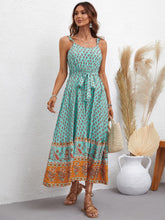 Load image into Gallery viewer, Bohemian Scoop Neck Dress
