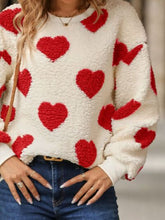 Load image into Gallery viewer, Sweet Heart Dropped Shoulder Sweatshirt
