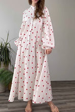 Load image into Gallery viewer, Heart Print Maxi Dress

