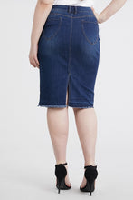 Load image into Gallery viewer, Esley-White Denim Skirt
