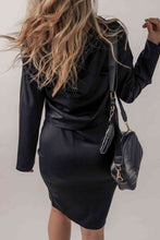 Load image into Gallery viewer, Long Sleeve Buttoned Hoodie and Dress Set
