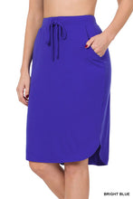 Load image into Gallery viewer, SELF TIE TULIP HEM SKIRT WITH SIDE POCKETS
