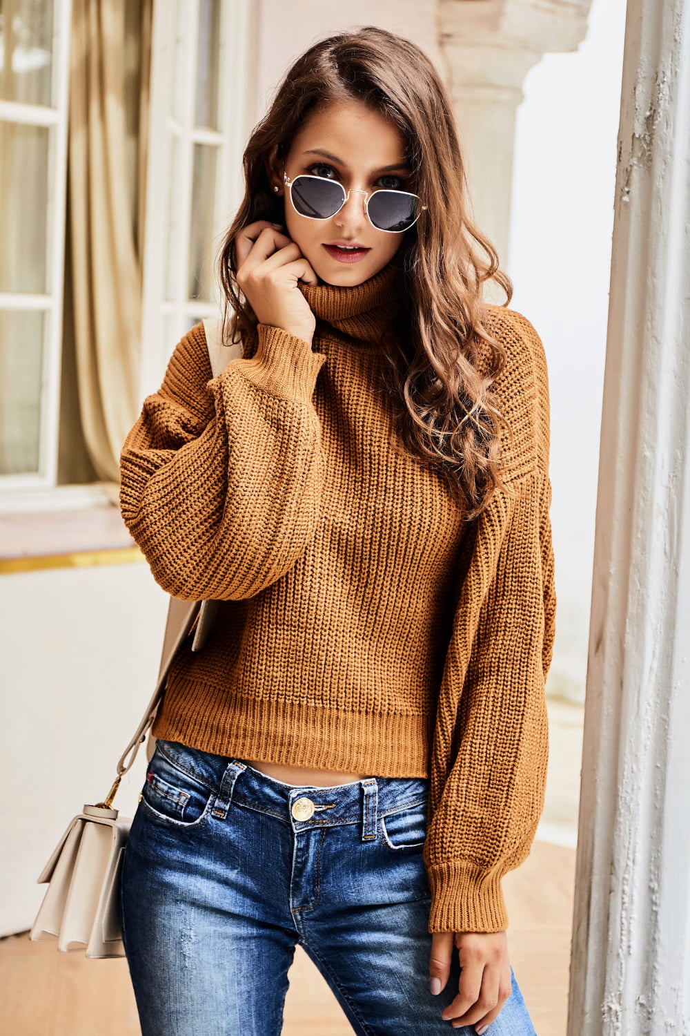 Fall Days Rib-Knit Sweater