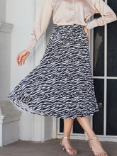 Load image into Gallery viewer, Double Take Animal Print Pleated Midi Skirt
