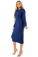 Load image into Gallery viewer, RENATA MAXI SWEATER DRESS
