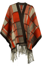 Load image into Gallery viewer, Cloak Sleeve Fringe Detail Poncho
