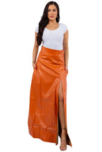 Load image into Gallery viewer, AYRA PU LEATHER SKIRT
