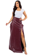 Load image into Gallery viewer, XIMENA PU LEATHER SKIRT
