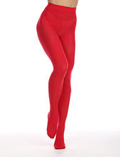 Load image into Gallery viewer, Women&#39;s 80 Den Soft Opaque Tights, Women&#39;s Tights (XX-3XL, Red)
