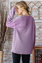 Load image into Gallery viewer, Lilac Drop Shoulder Blouse
