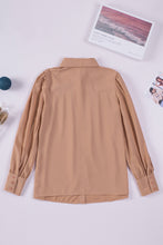 Load image into Gallery viewer, Gathered Detail Puff Sleeve Shirt
