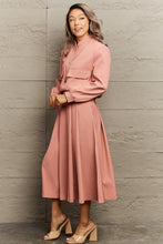 Load image into Gallery viewer, She Is A Class Act Midi Skirt Set
